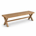 Panca in legno di teak 180x40x45 cm